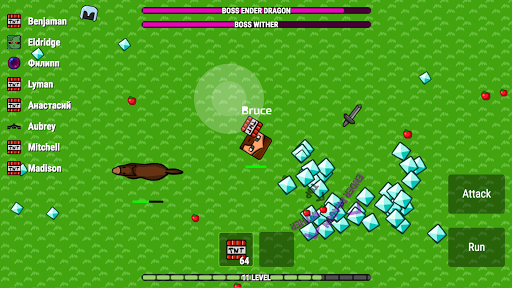 Android application CrazySteve.io - Crazy io game! screenshort