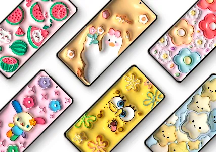 Cute puffy wallpapers 3D