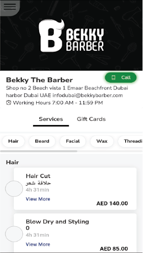 Bekky Barber Screen 2