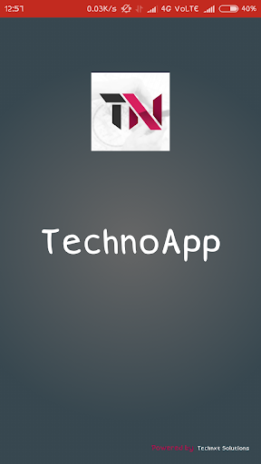 Android application Techno App screenshort