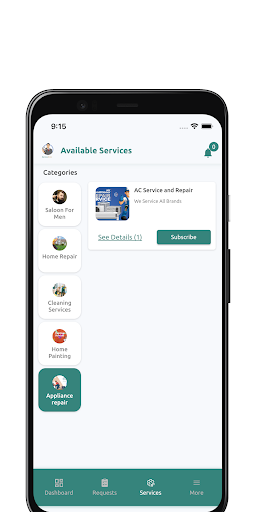 ServiceWalle - Provider Screen 2