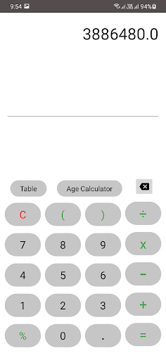 Basic Calculator Screen 3