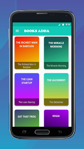 Android application BooksAdda - Read Books Summary screenshort