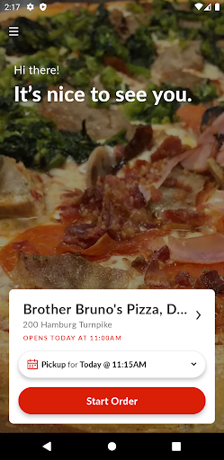 Brother Brunos Pizza & Deli Screen 2