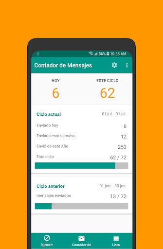 Vista previa de la aplicación