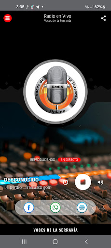 Android application Voces De La Serranía Online screenshort