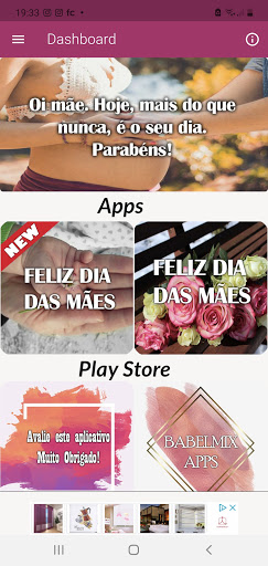 Android application Um Dia das Mães alegre! screenshort