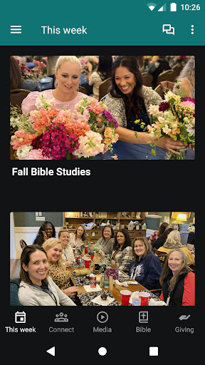 Android application Woven Ministry screenshort