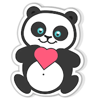Animated Cute Panda Stickers for WAStickerApps