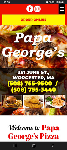 Papa George’s Pizza Screen 3