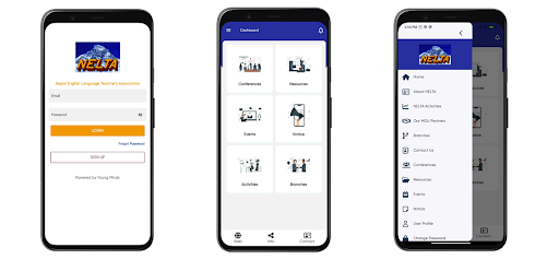 NELTA App Screen 2
