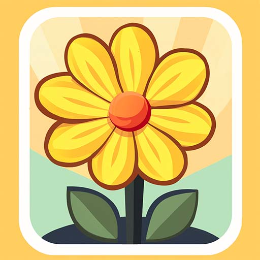 Kawaii Flower Match  Icon