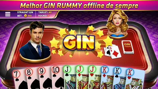 Gin Rummy - Jogo de cartas