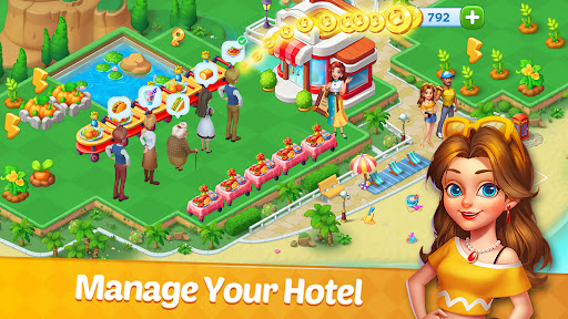 Merge Topia-Hotel Tycoon Screen 2