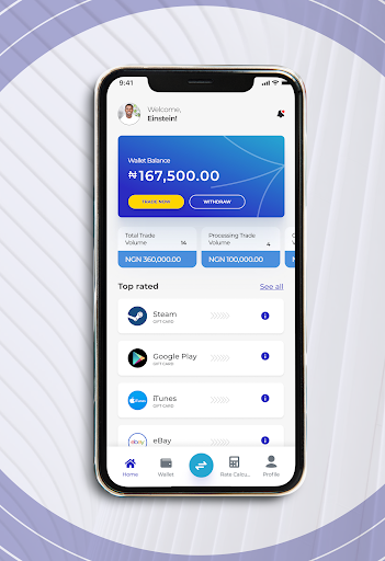 SafeX Africa: Sell Gift Cards Screen 3