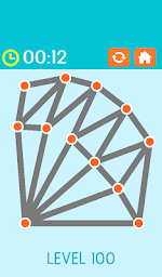 Connect the Graph: one touch connect dots puzzle