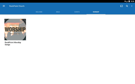 Screenshot of RockPoint Church