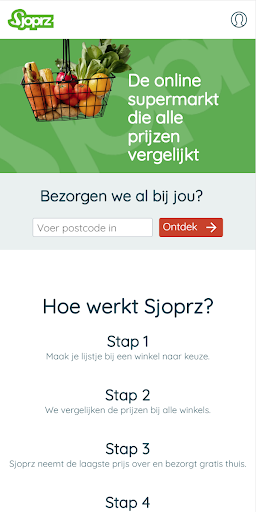 Sjoprz: Online supermarkt en p Screenshot 1 - AppWisp.com