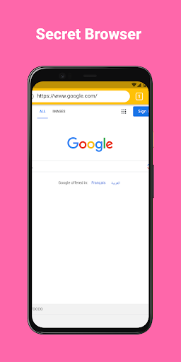 Calculator secret Browser