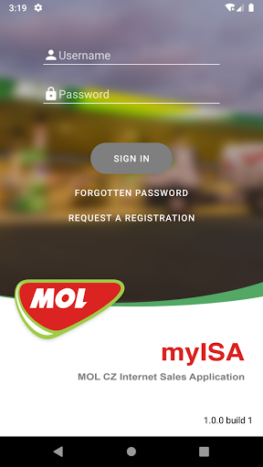 Android application myISA-CZ screenshort