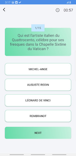 Concours Enarts Screen 3