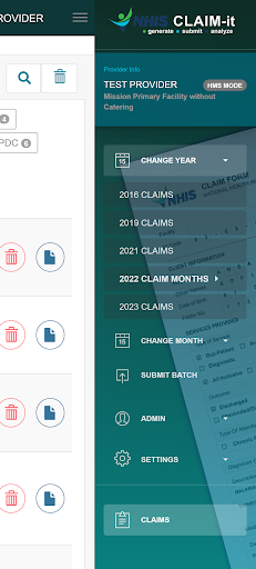 NHIA CLAIM-it Screen 2