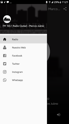 Android application FM 103.1 Radio Ciudad – Marcos screenshort
