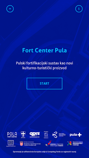 Android application Pula Fort Center - AR screenshort