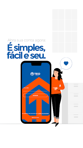 Android application TEO Bank screenshort