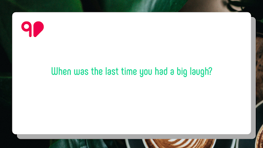 Fun questions to ask on your ( Screen 2