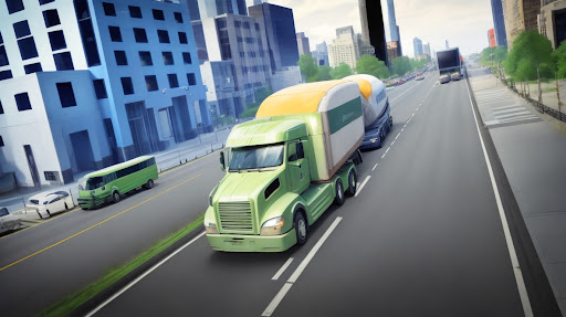 Oversized Truck Driver 3D Sim Screen 3