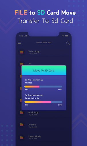 move phone to sd card (Move fi Screen 3