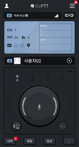 BizPTT Screen 2