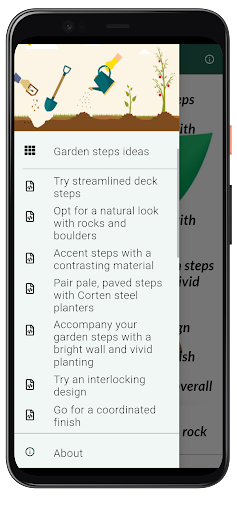 Android application Garden Steps Ideas screenshort