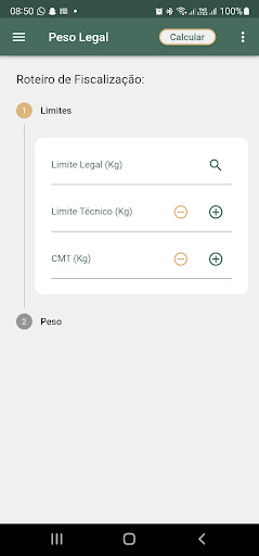 Android application Peso Legal screenshort