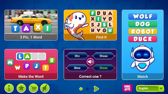 Kids Spelling game Learn words