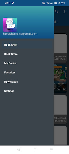 Android application MeBook screenshort