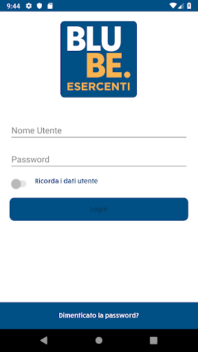 Android application Bluticket Card Esercenti screenshort