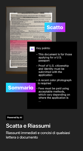 Anteprima dell'app