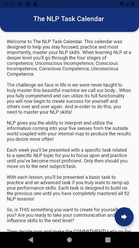 NLP Task Calendar Screen 2
