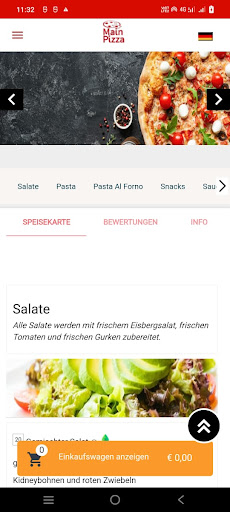 Main pizza Screen 2