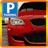 Real car parking icon