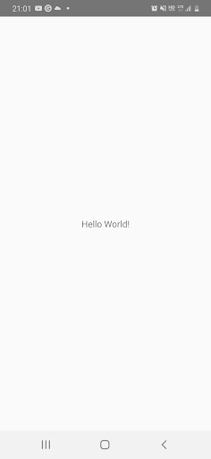 Hello World(Test) Screen 2