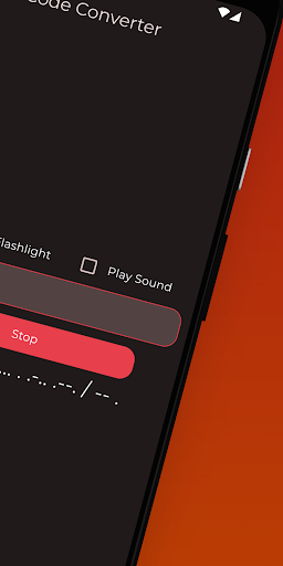 Morse Code: Flashlight & Sound Screen 2