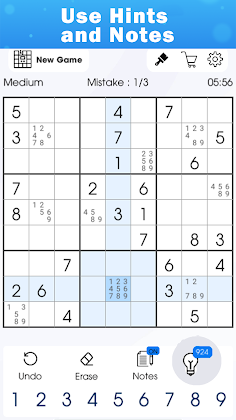 Sudoku - Offline Sudoku Puzzle - Screenshot 2