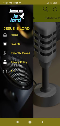 Android application Radio Cristiana Jesus is Lord screenshort