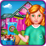 Kids House Cleaning Games icon