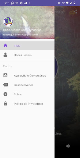 Rádio Cidade das Cachoeiras Screen 2