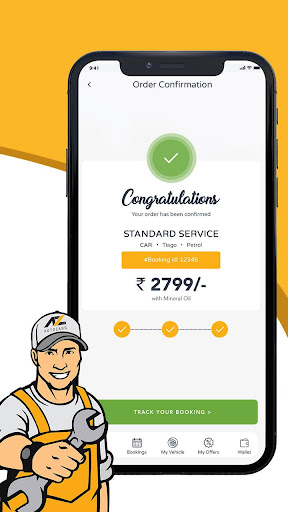 Autozang - Bike Service App Screen 2