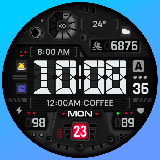 SH070 Watch Face, WearOS watch logo
